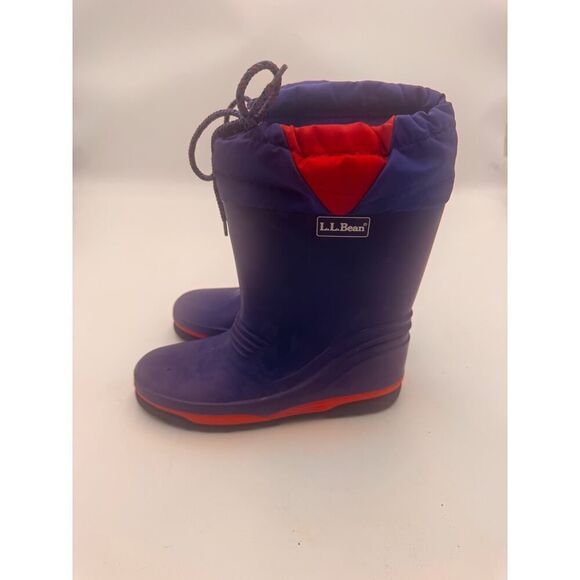 L.L. Bean La Crosse Rubber Duck Rain Boots Bue USA Made Vintage - Picture 1 of 5